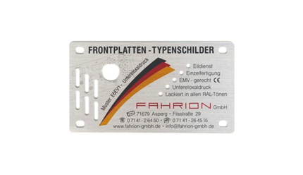 Typenschilder