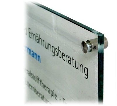 Real glass sign