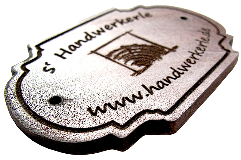 Laserschnitt und -gravur Leder