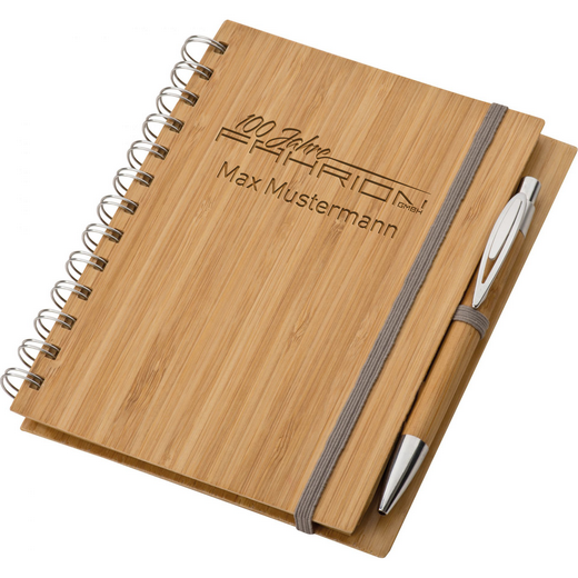 Bambus Notizbuch